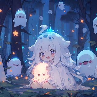jerrywallacee0_A_cute_little_ghost_in_happy_play_night_colorful_b2897efc-e788-4e68-8ffd-36ee2cebb892